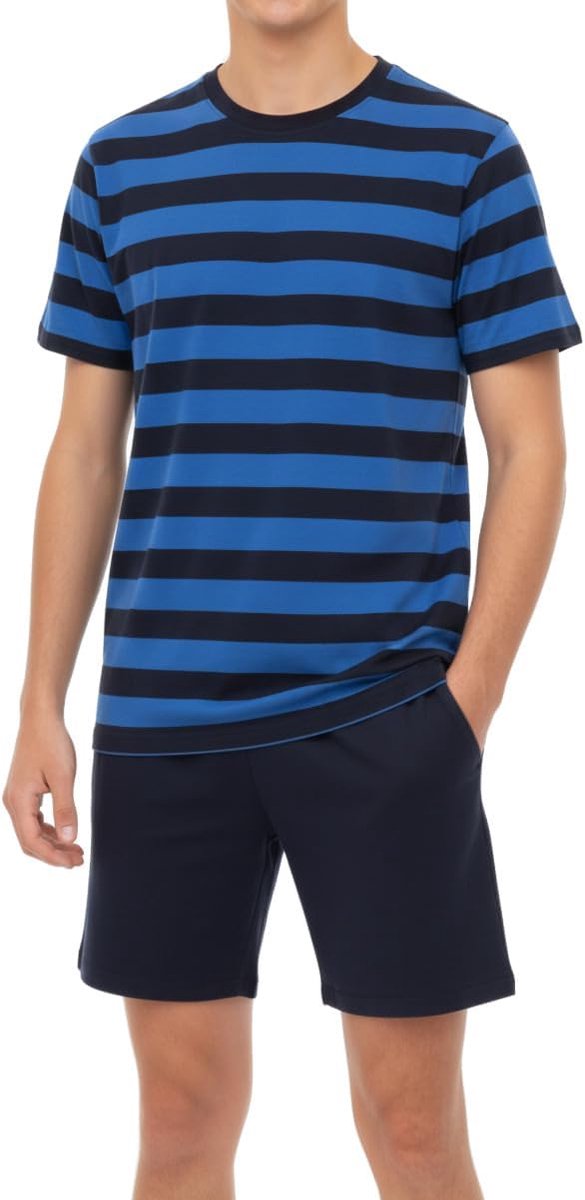 Jongenspyjama, zachte single jersey van 100% katoen en met broek in bermuda-vorm