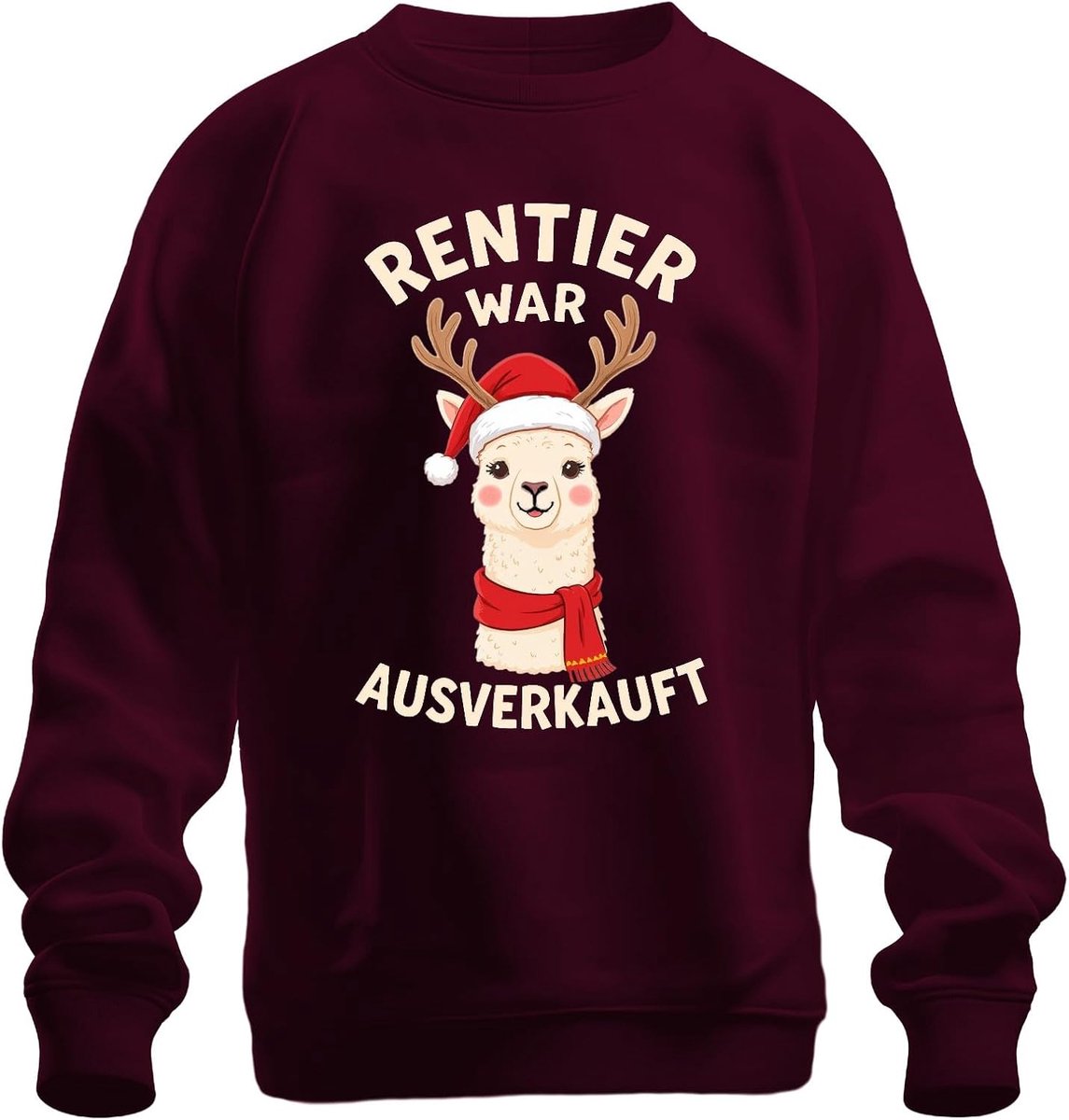Was uitverkocht Alpaca Kerstmis grappig cadeau unisex sweatshirt trui