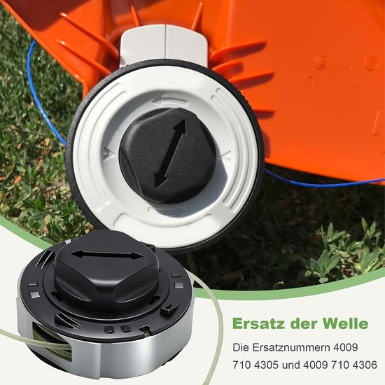 Spoelen, efficiënte trimmerkoppen, compatibel met Stihl FSA 57 voor gazononderhoud en tuinwerk — afbeelding 2
