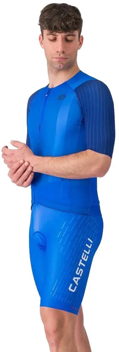 Castelli Free Aero Race S Kit Fietsbroek Blauw L Man
