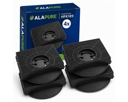 4x Koolstoffilter voor WPRO Type 303 / CHF303/1