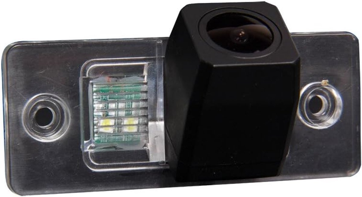 IP68 1280 pixels 170° achteruitrijcamera parkeercamera achteruitrijsysteem parkeerhulp compatibel met V W Volkswagen Touareg/Tiguan Santana/Jetta/Polo/Skoda Scirocco Fabia/Golf 4 6 Variant/Porsche