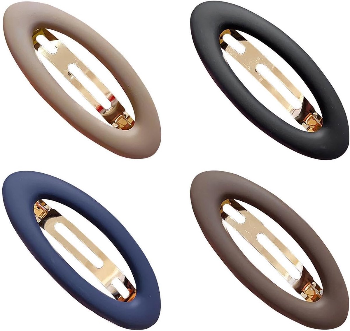 4 Ovale Vorken Voor Haar, Grote Vorken, Haarspeld, Franse Vorken, Elee Vorken, Schattige Meisjesaccessoires