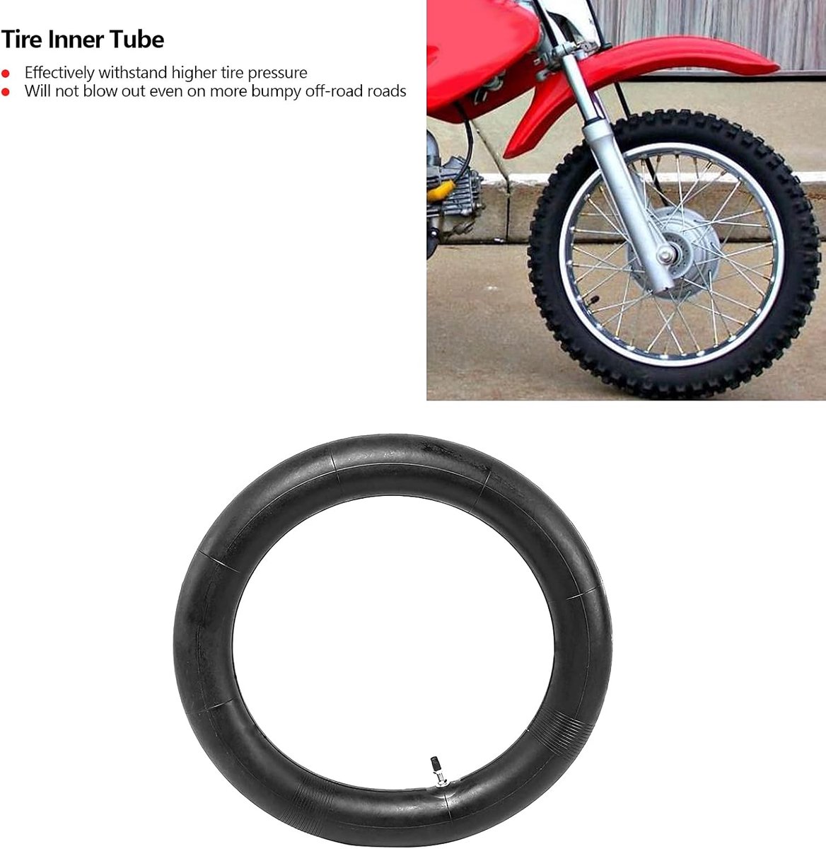 Binnenband, 80/100-10(3.00-10) in voor XR CRF 70 50 XR50 SDG SSR
