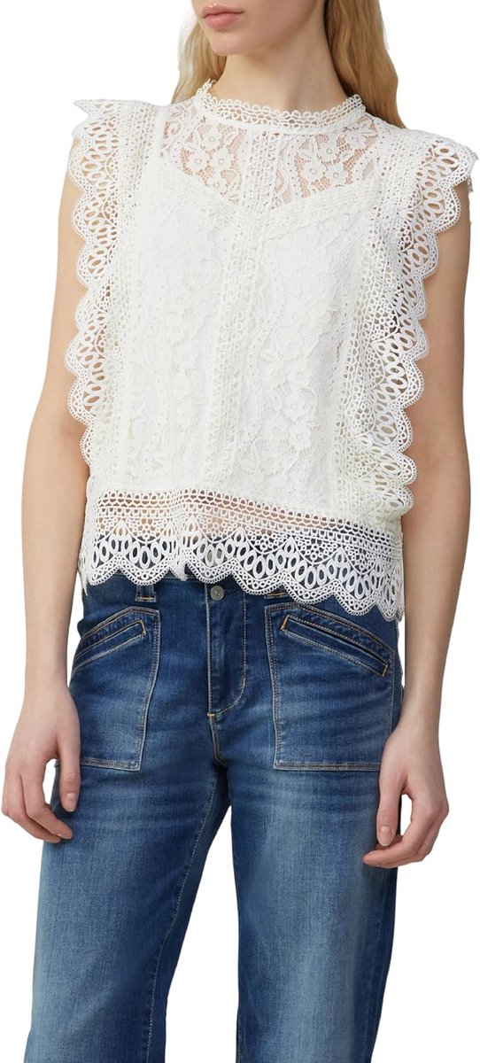 Dames Blouse top met kant