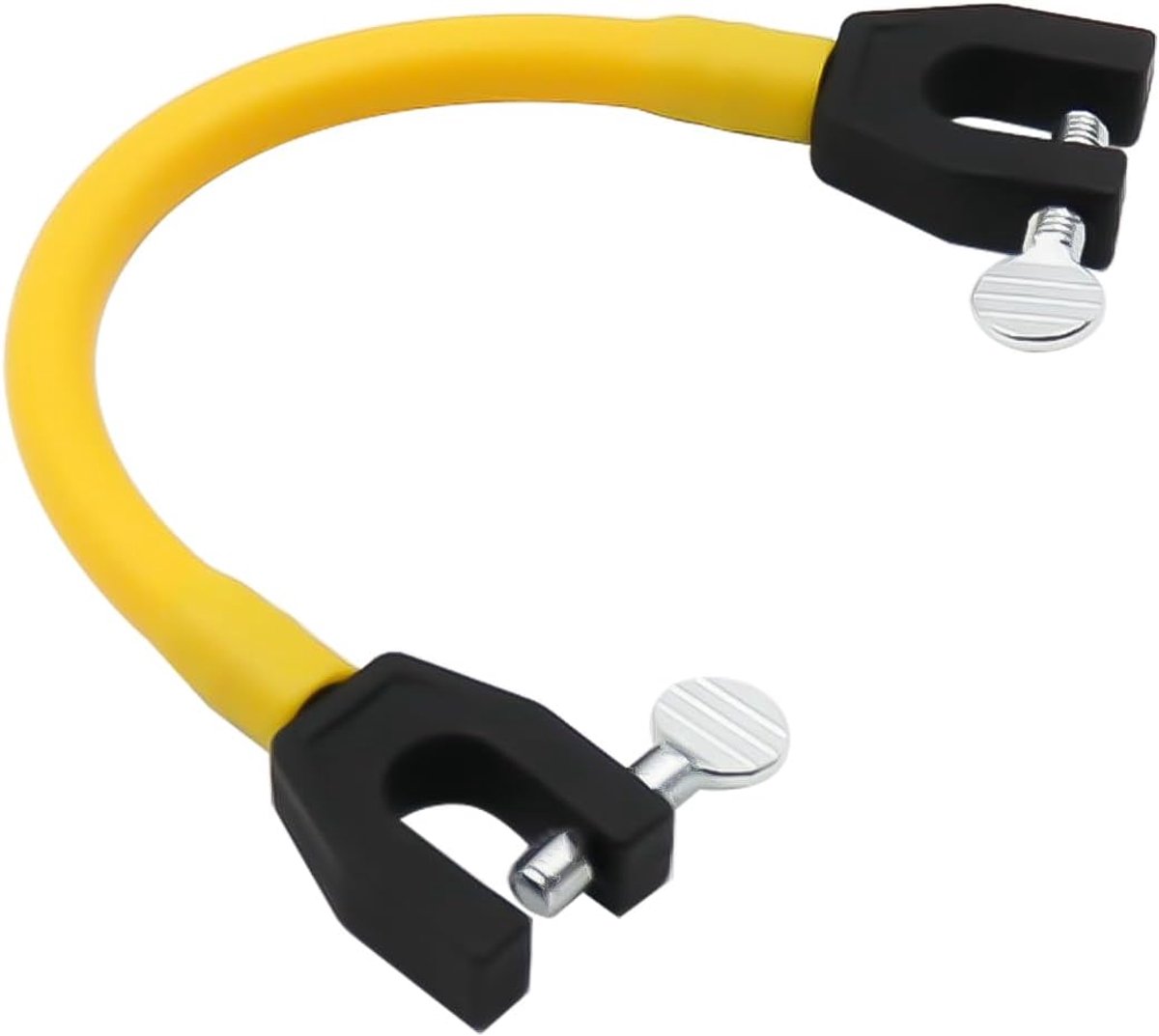 Ski Tip Snowboard Tip Clips, Ski Tip Connector Elasticiteit voor Ski Trainer Beginners (Geel)