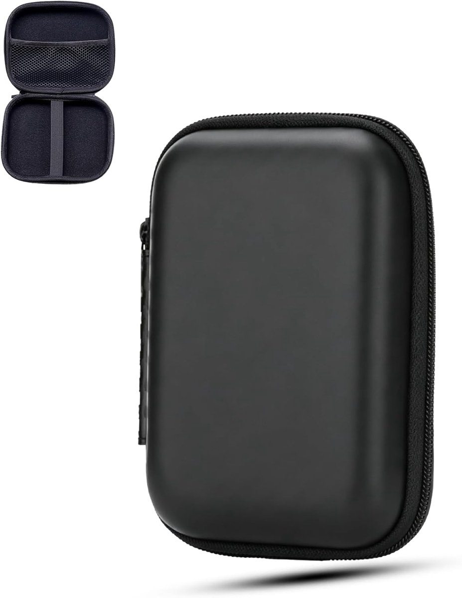 Beschermhoes voor AiMoonsa B27 MP3-speler - schokbestendige opbergtas met ritssluiting, licht en compact