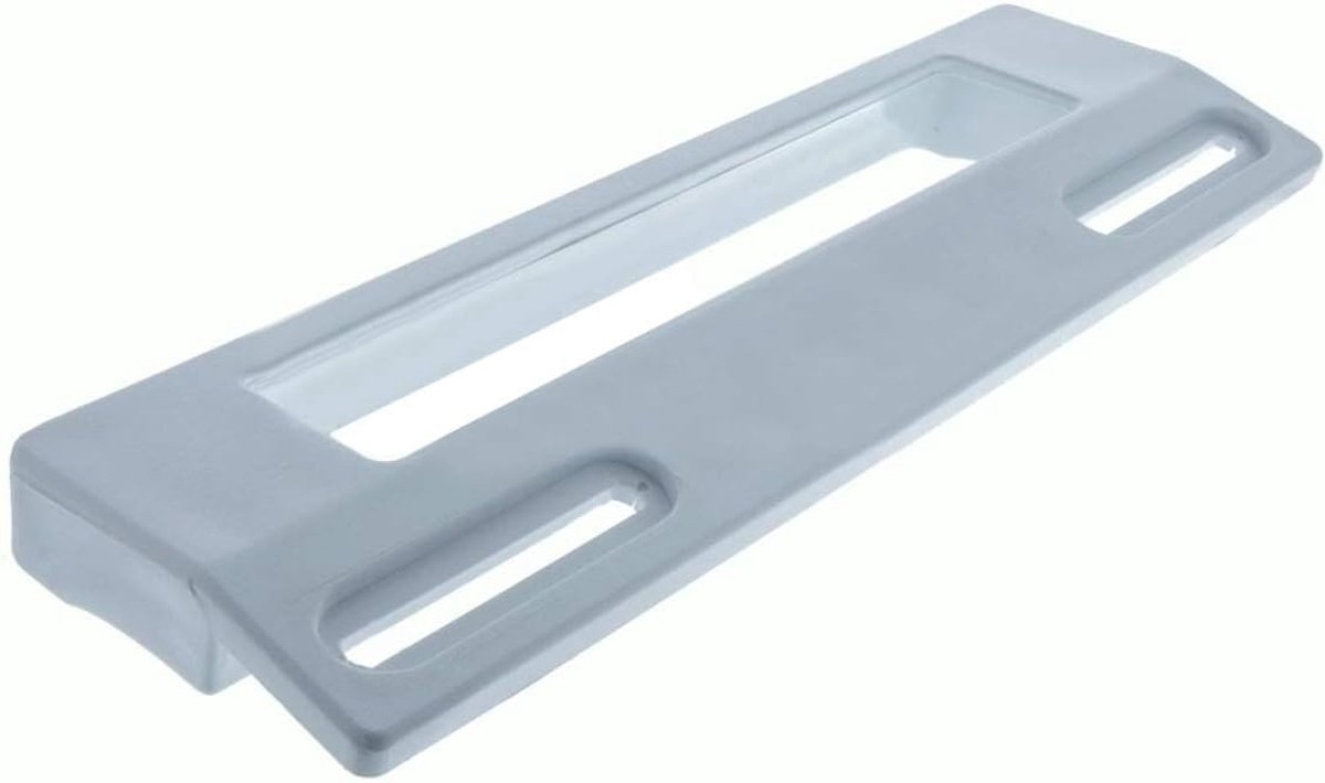 Witte Universele Deurgreep voor Koelkastdeur 19x7 cm (Afstand tussen de gaten: 9,5 tot 17 cm)