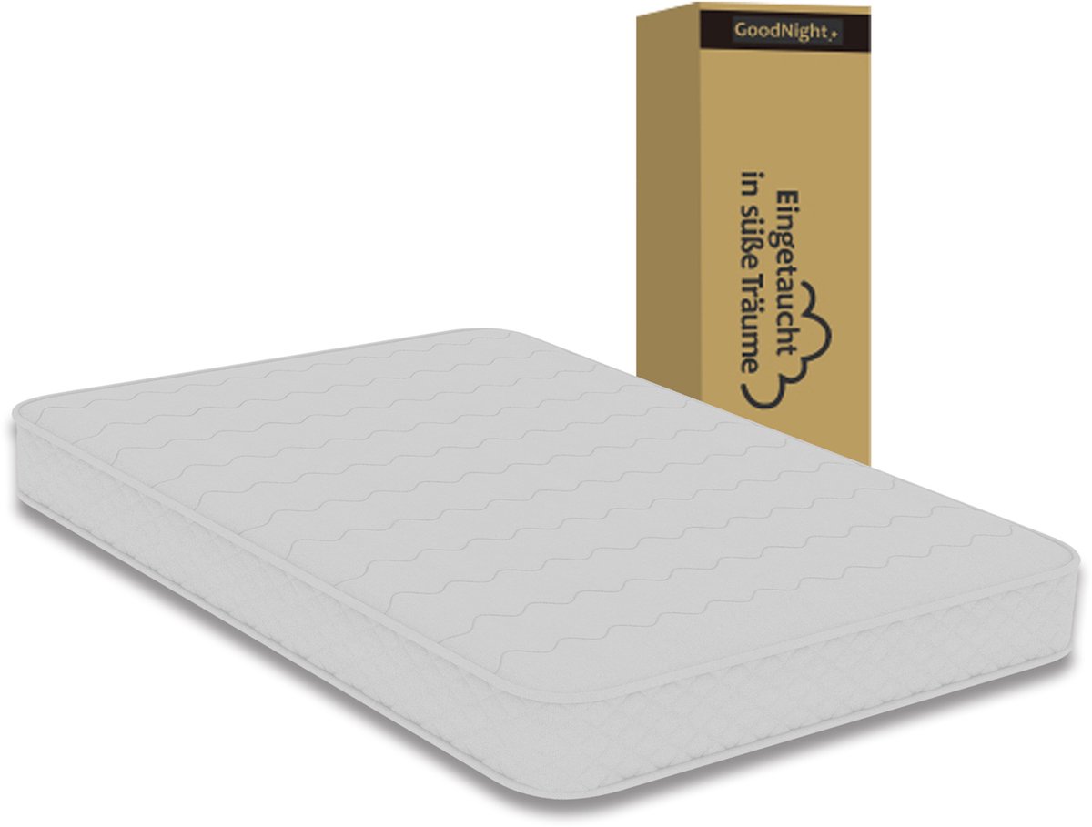Ropilly Pocketvering Matras 160x200 - Traagschuim Matras 23cm - Ademend 3D Matras - Rugondersteuning - Wit