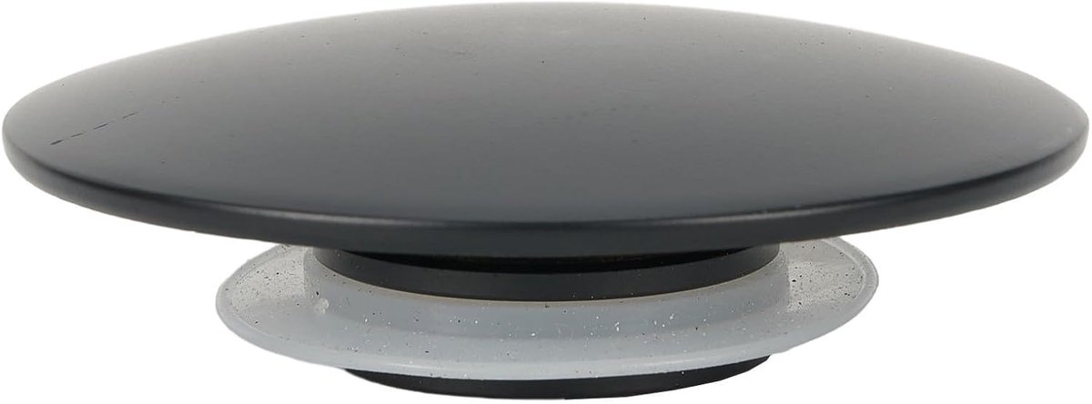 Basin Waste Sink Plug, 66mm Matt Black Bathroom Sink Drain Plug Stopper Push Button Replacement Part - ShopVlot