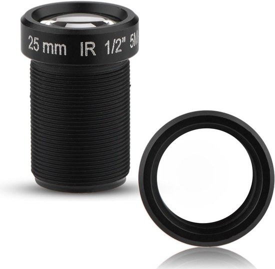 CCTV-camera lens 5MP 25mm - F2.0 M12 x 0.5 - IR nachtzicht - heldere beelden - ShopVlot — afbeelding 5