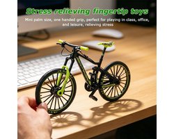 Vinger BMX-fiets, model 1:10, miniatuur mountainbike van legering, realistische decoratieve fiets, verzamelstuk en - ShopVlot