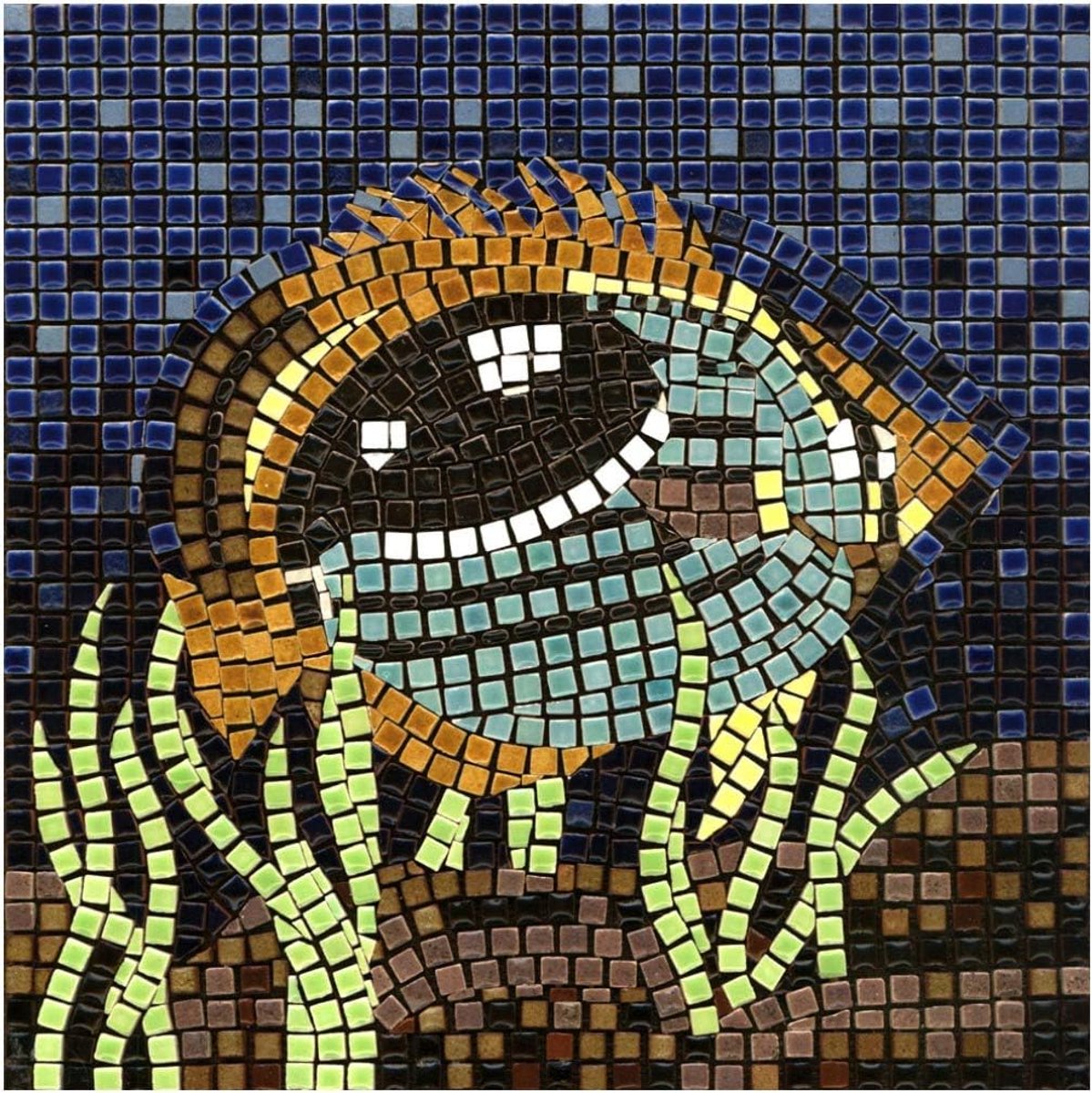 DIY Mosaic Art Kit, 20x20cm, Fish 1 - ShopVlot
