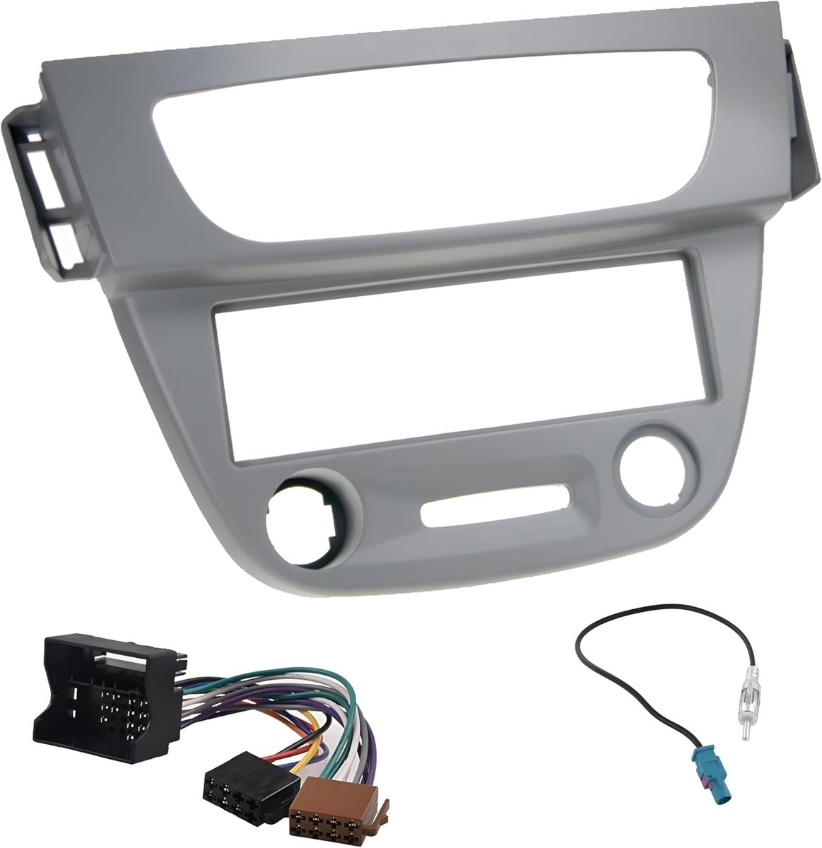 Sound-way Car Radio Assembly Kit, Front Panel 1 DIN, Adapter Compatible with Renault Megane III 2008-2016 / Fluence - ShopVlot