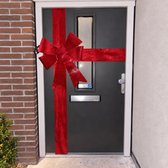 Voordeur Kerst Strik - 3Min Ophangtijd - Huis - Woning - Versieren - Huisdeur