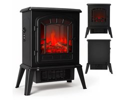 Elektrische sfeerhaard 1800 W - Vrijstaand - 2 warmtestanden - Zwart