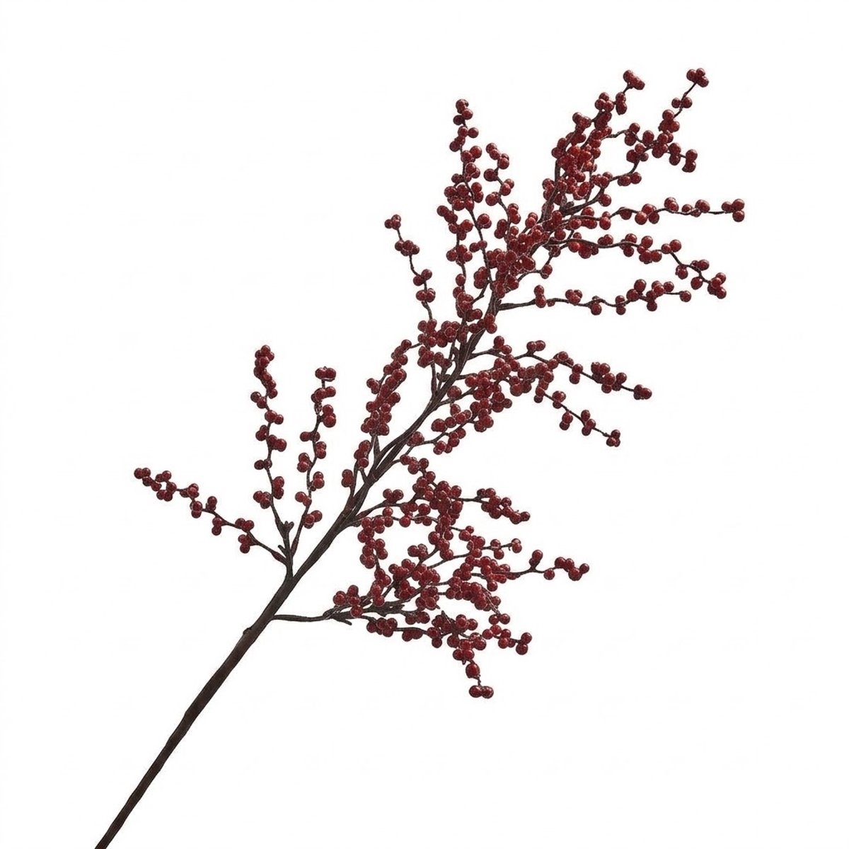 EDG - Kunsttak - rood - D10 x H80 cm - 2 stuks