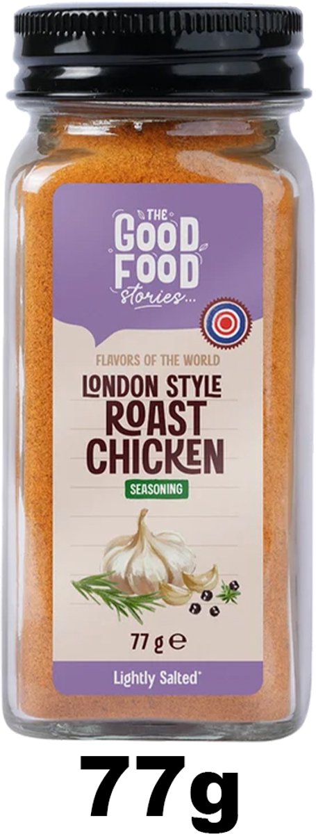 London Roast Chicken Kruidenmix - 77 g - Licht gezouten - The Good Food Stories (TGFS)