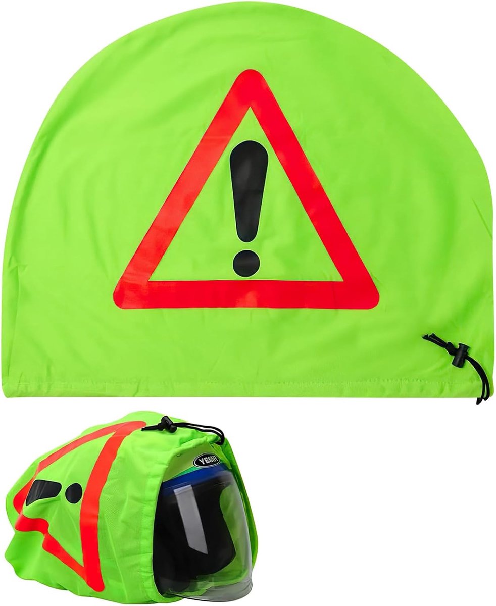 Waarschuwingsdriehoek motorhelm beschermhoes motor waarschuwingsdriehoek eerste hulp panneendriehoek waarnhoed voor helmen helmbescherming motorhelm helmtas voor ongevalsbeveiliging
