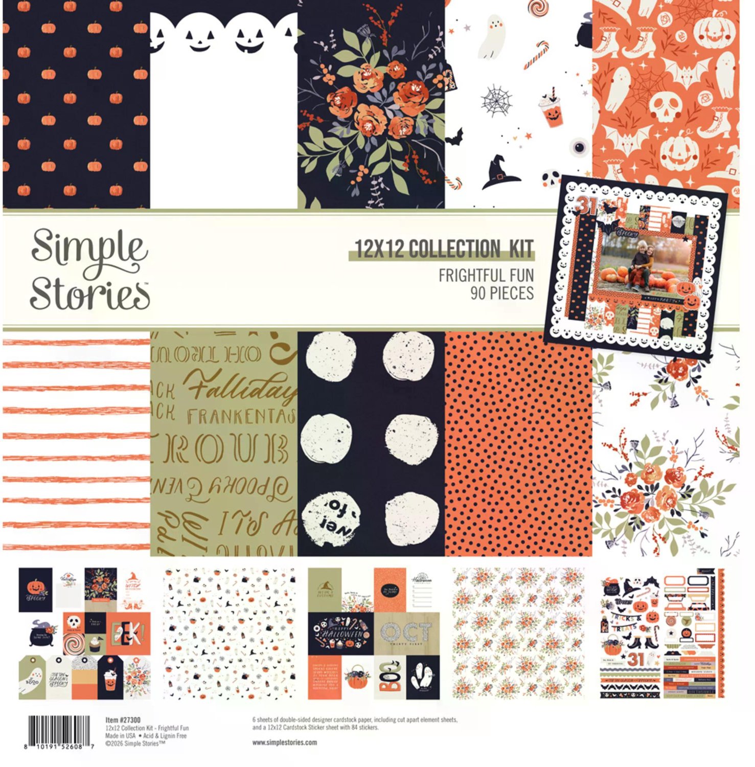 Simple Stories - Frightful Fun Collection Kit (27300)