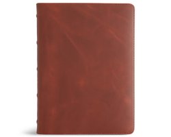 Holman Handcrafted Collection- CSB Single-Column Wide-Margin Bible, Holman Handcrafted Collection, Marbled Tan Premium Calfskin