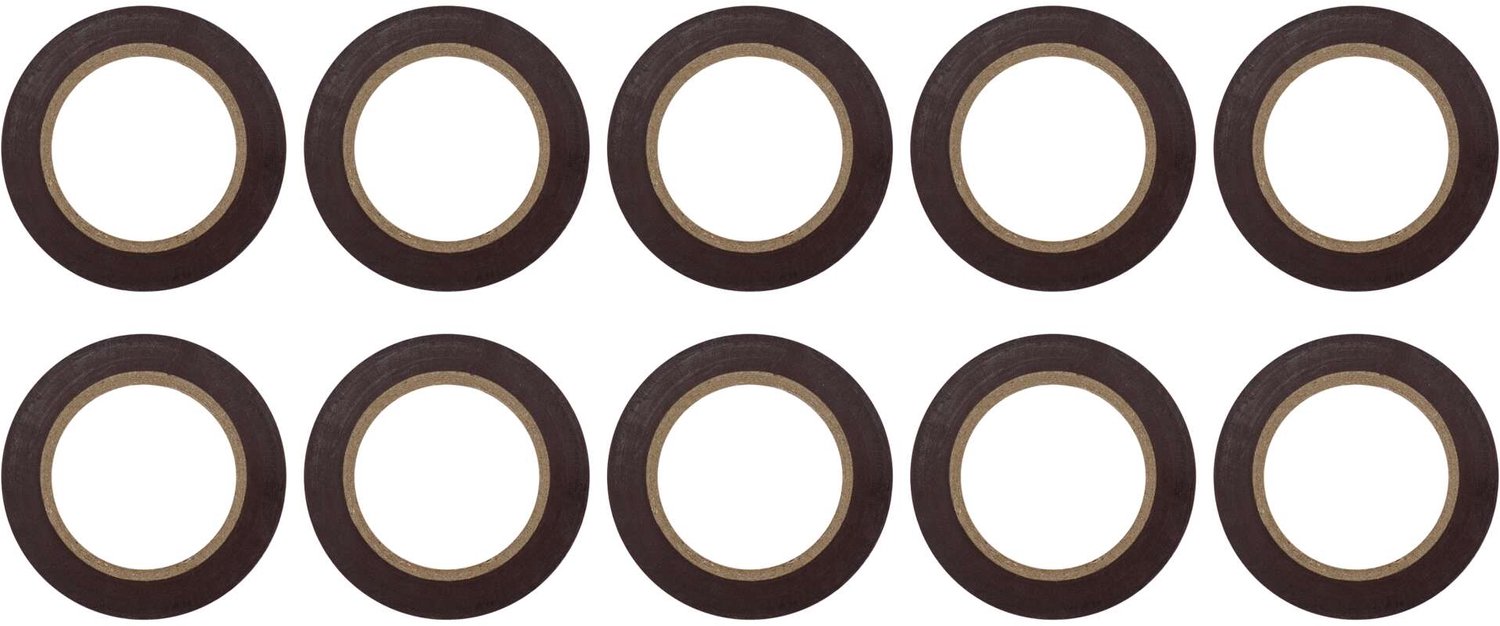 EMOS PVC-isolatietape 15 mm / 10 m bruin, 10 stuks, F61517