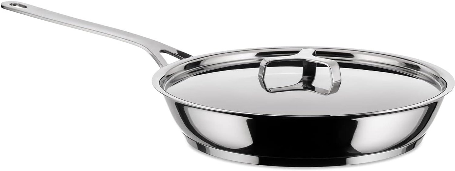 Alessi Kookpan Roestvrij Staal 28 cm - Jasper Morrison Design