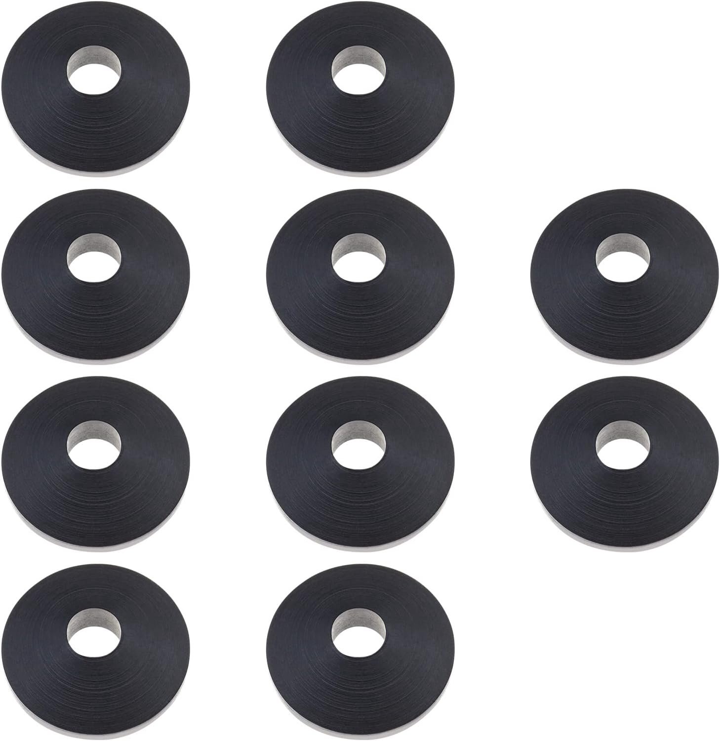 10x Toiletbril Ring Set - Rubber - 27mm - Merkloos