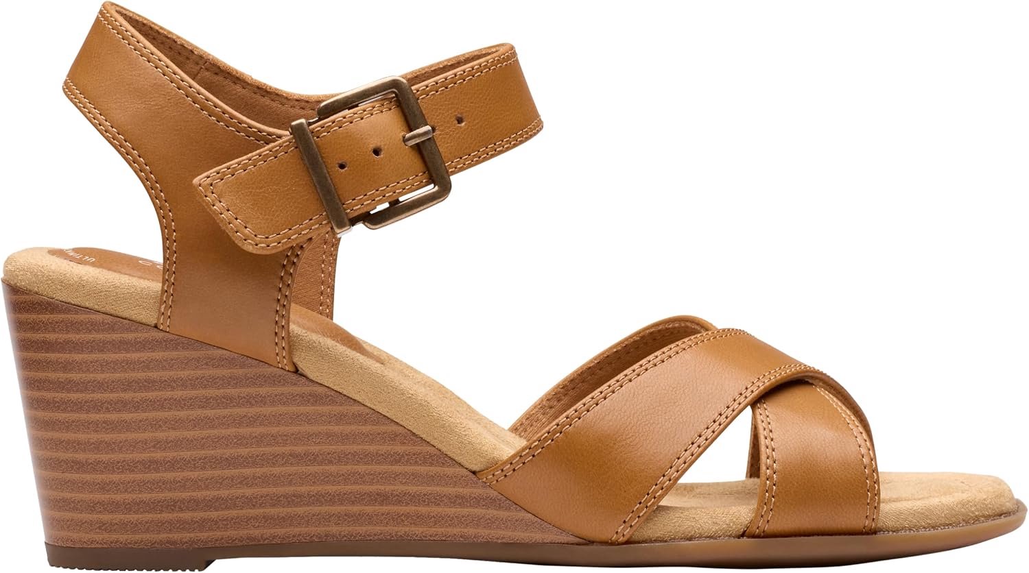 Clarks Emmalae Iris Sandalen Dames Leer Cinnamon