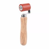 40 mm roller - Siliconenroller - Bestand tegen hoge temperaturen - Dubbele lagers – Houten handvat
