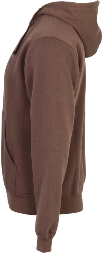 2-Pack Donnay - Fleece sweater met capuchon (Sem) - Sporttrui - Heren - Black/Brown (809) - maat XL