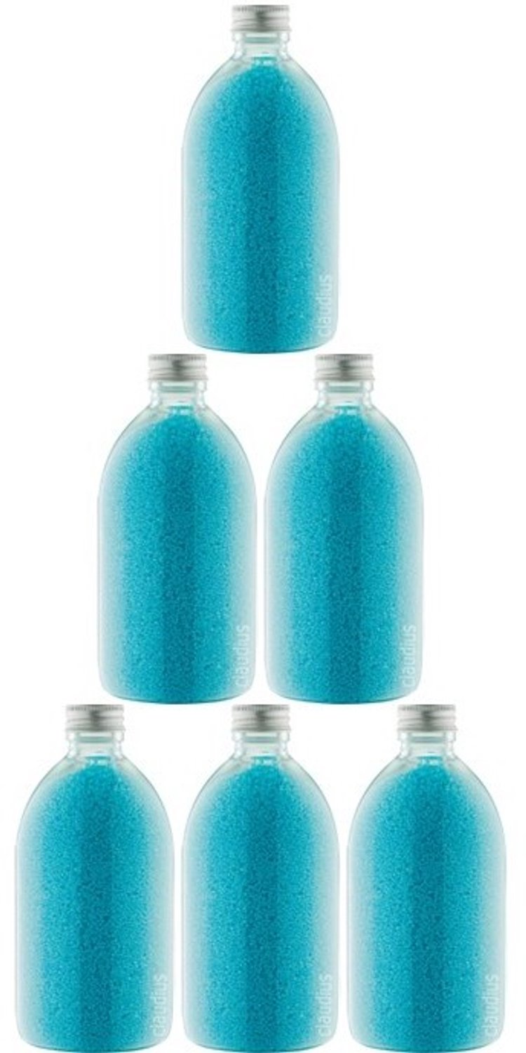 Claudius Badkaviaar Opium - 400 gram - Fles met aluminium dop - set van 6 stuks - bad parels voor in bad