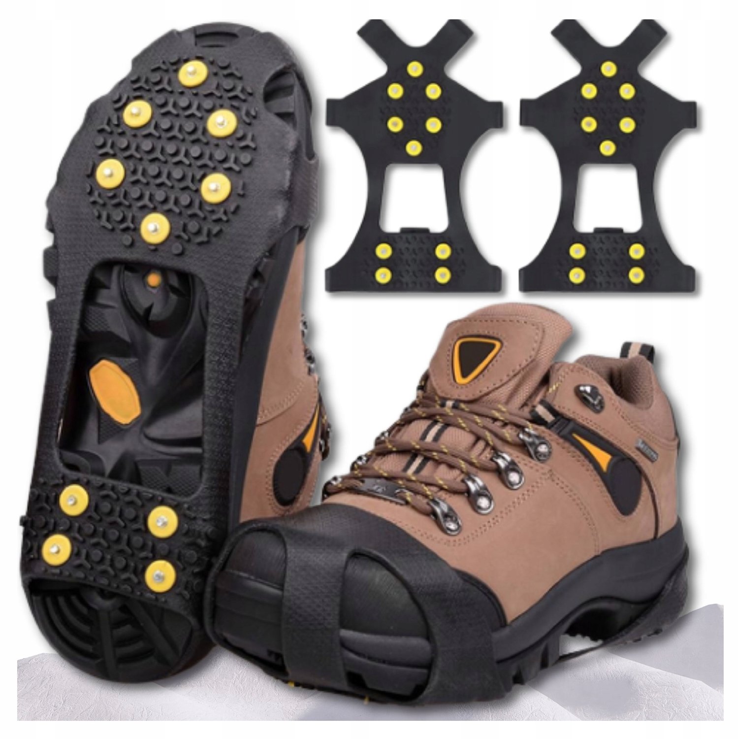 Antislip schoenovertrekken met spikes