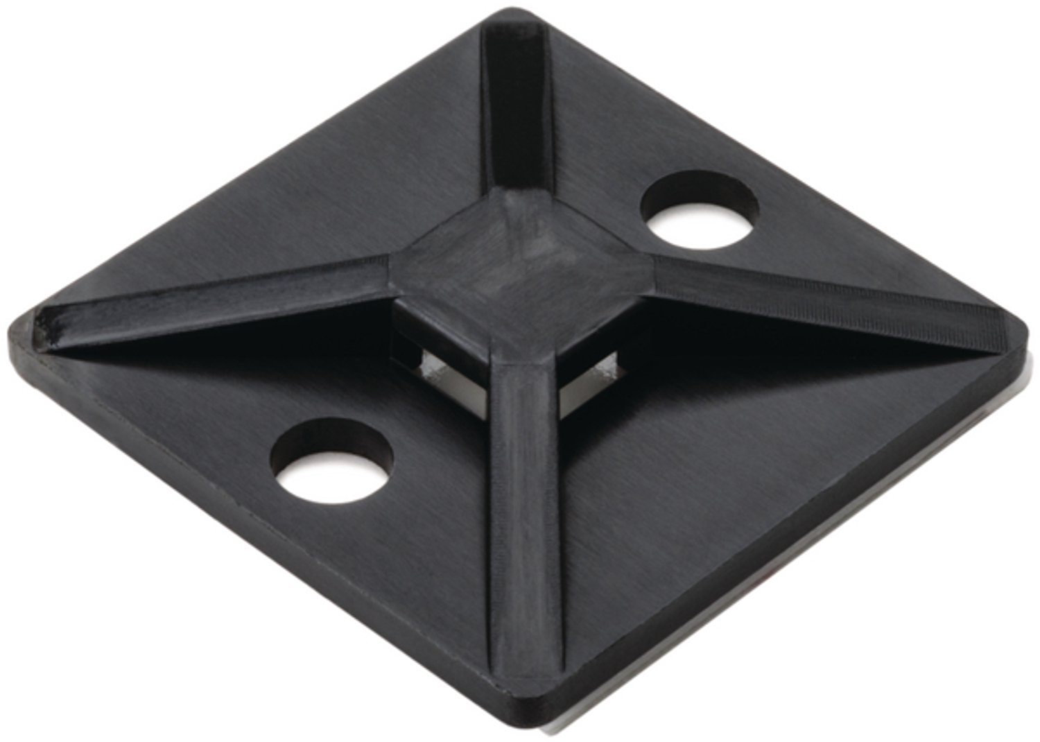 HellermannTyton MB-Series Plakzadel Zwart 19x19mm zak 100 ST