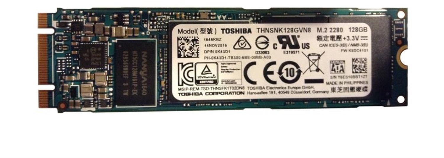 Toshiba THNSNK128GVN8 – 128GB SSD voor Laptop