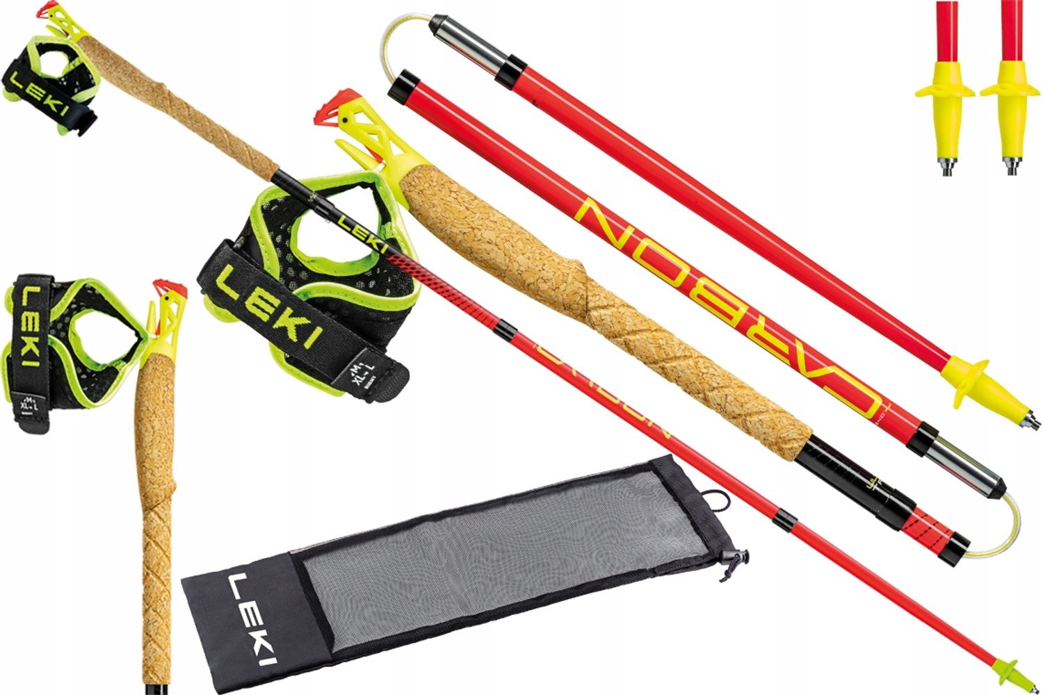 Leki Ultratrail FX.One 110cm Carbon Trail Run Stokken