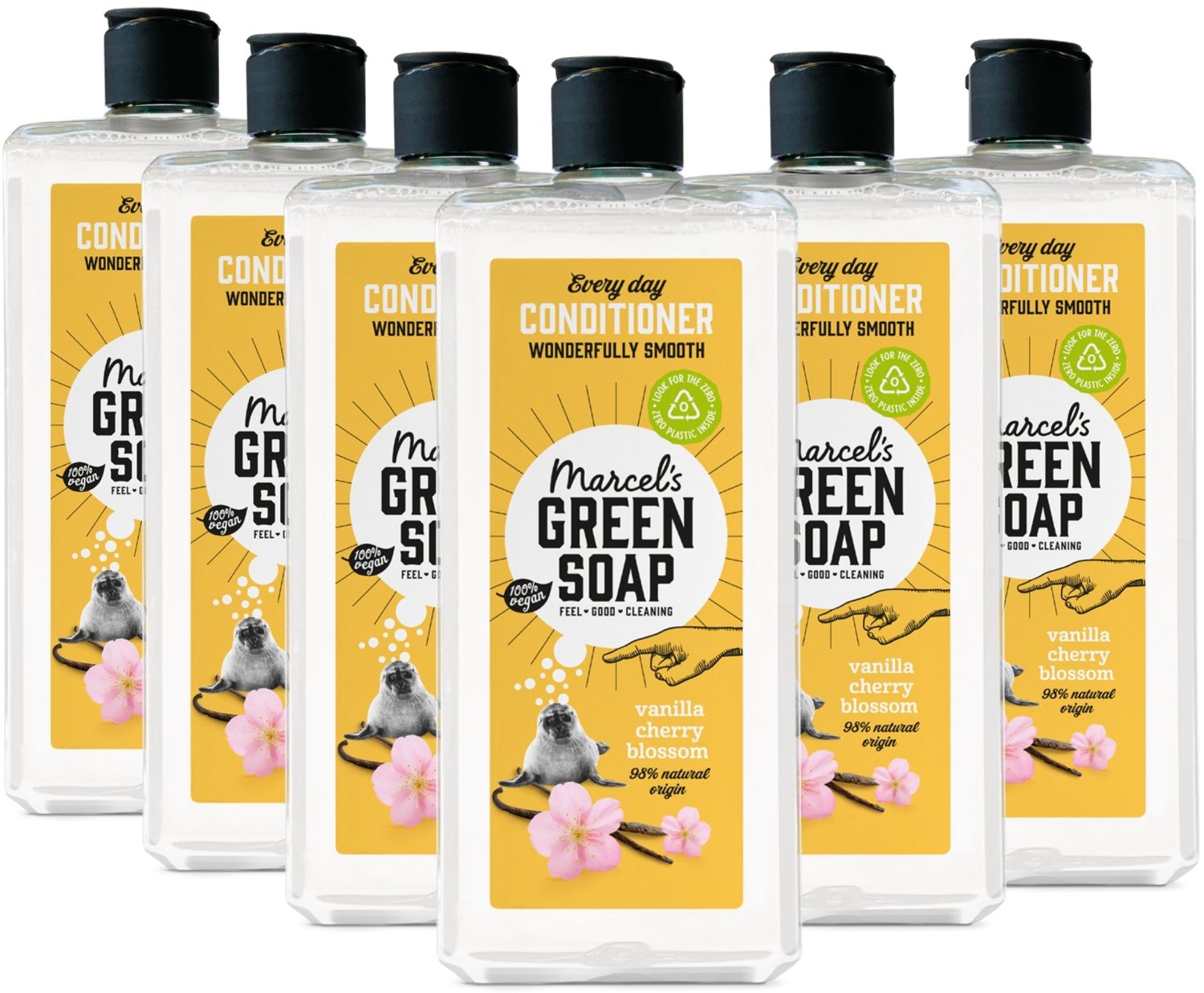 Marcel's Green Soap Every Day Conditioner - Vanille & Kersenbloesem - 6 x 300ml