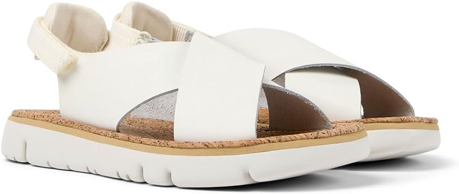 CAMPER Oruga K200360-007 Dames Sandalen Natuurlijk Wit
