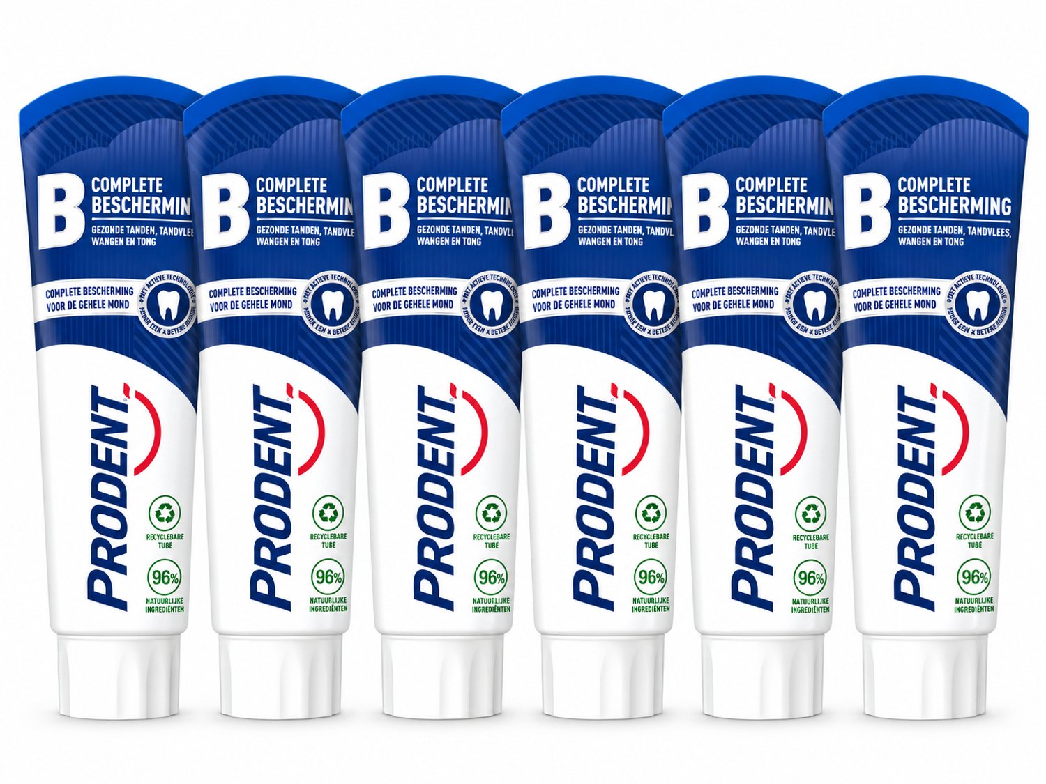 Prodent Complete Bescherming Tandpasta | 6 x 75 ml | Uitgebreide Mondverzorging