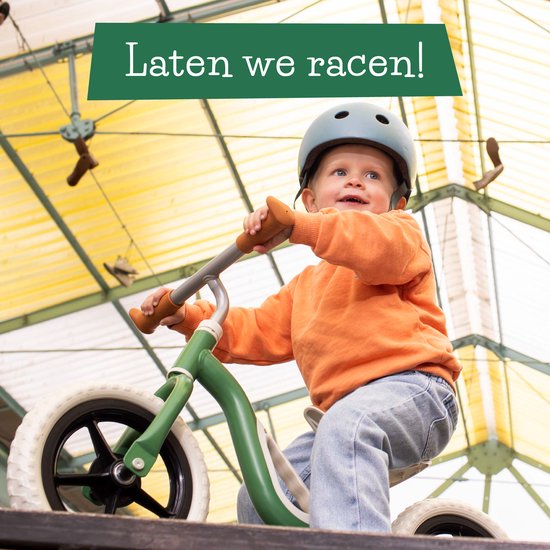 Chillafish Loopfiets 2 jaar - Lichtgewicht met verstelbaar zadel en stuur - Groen- Loopfiets voor jongens en meisjes tot 4 jaar met handvat om te dragen en anti lek banden - Model Charlie — afbeelding 4