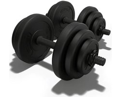 Halterset / Dumbells 20 kg - Dumbells Set - Verstelbare Dumbells – 20KG - Halterstang Met Gewichten