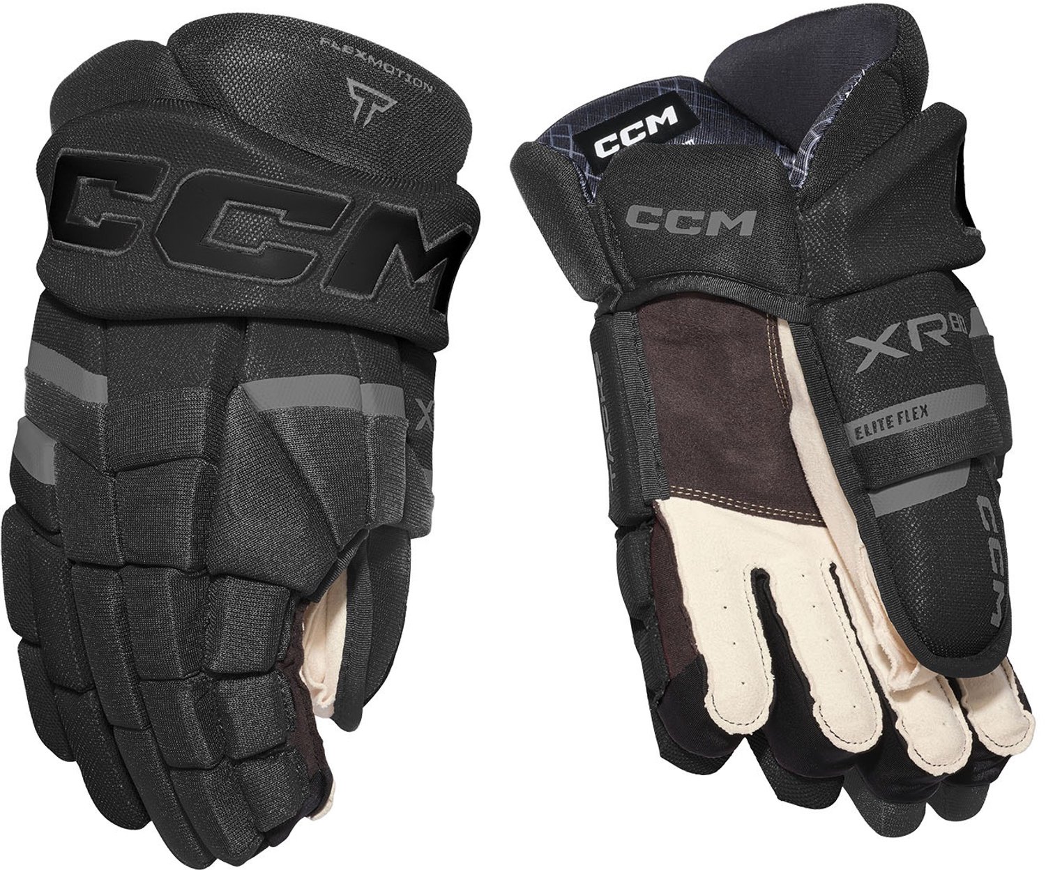 Ccm Tacks Xr80 Gloves Sr Black/graphite Grey 15