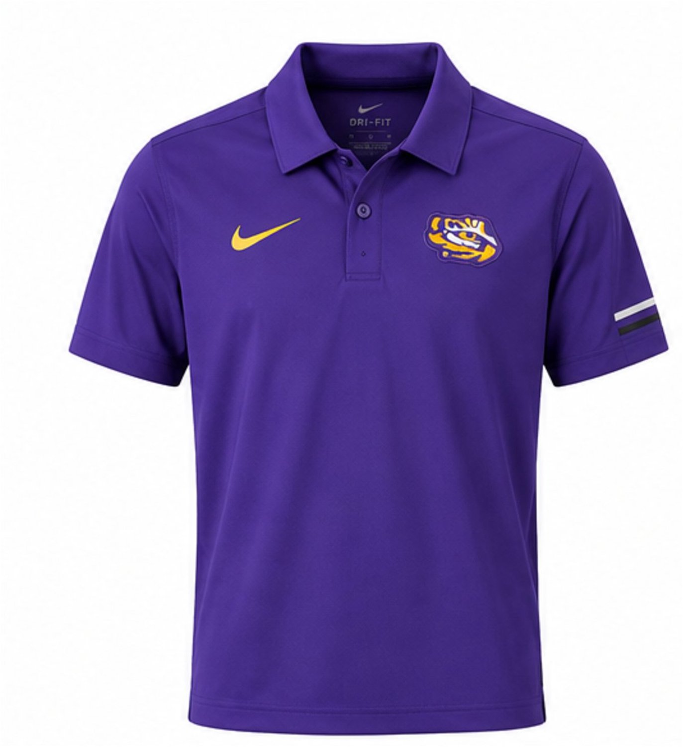 Nike LSU Tigers Dri-FIT Polo – Court College American Football Heren Sportshirt voor Mannen Paars