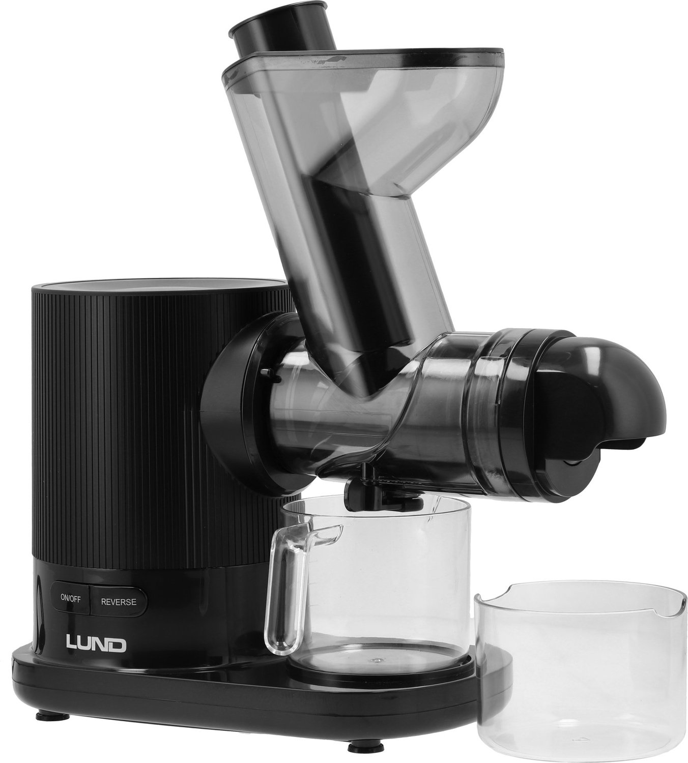 LUND 67844 Slowjuicer 150W - Trage Sapcentrifuge - 70 mm Vulopening - BPA-Vrij - Met Reversfunctie & Stille Motor (60 dB) - Inclusief Reinigingsborstel & 0.5L Sapkaraf