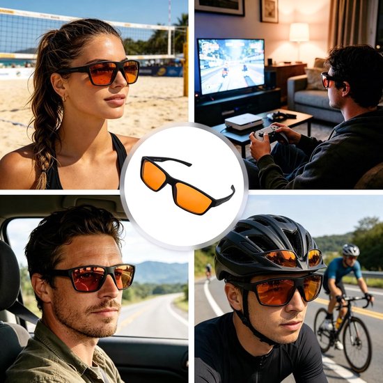 Blauwe Lichtfilter Bril voor Gamers en Computergebruikers, Bescherming tegen Schermlicht, Comfortabel en Stijlvol voor Mannen en Vrouwen — afbeelding 5