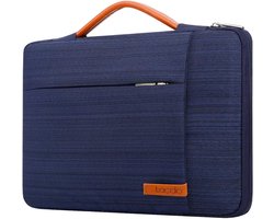 Lacdo Laptoptas 15.6" Beschermhoes Blauw Waterafstotend
