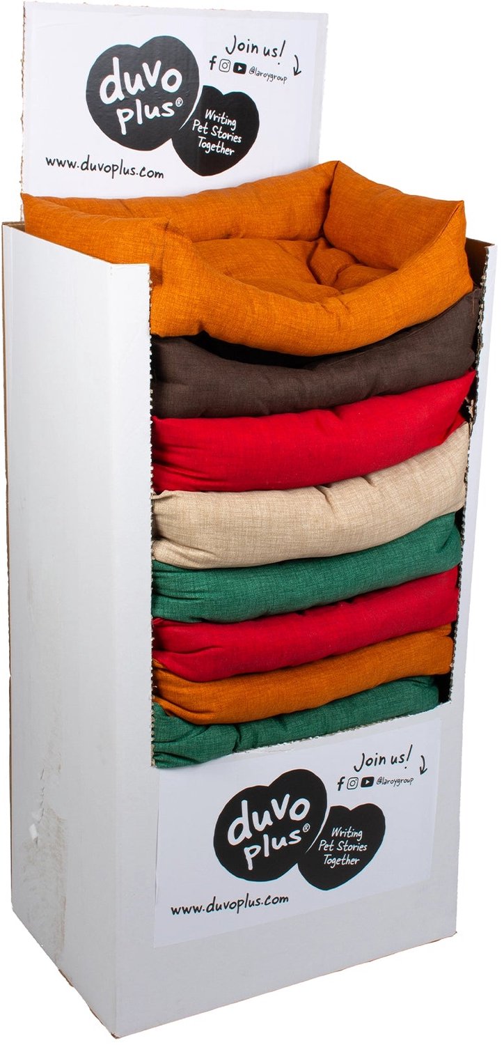 Duvo+ Hondenmand rechthoekig Mellow rainbow winter 60x45x16cm Groen