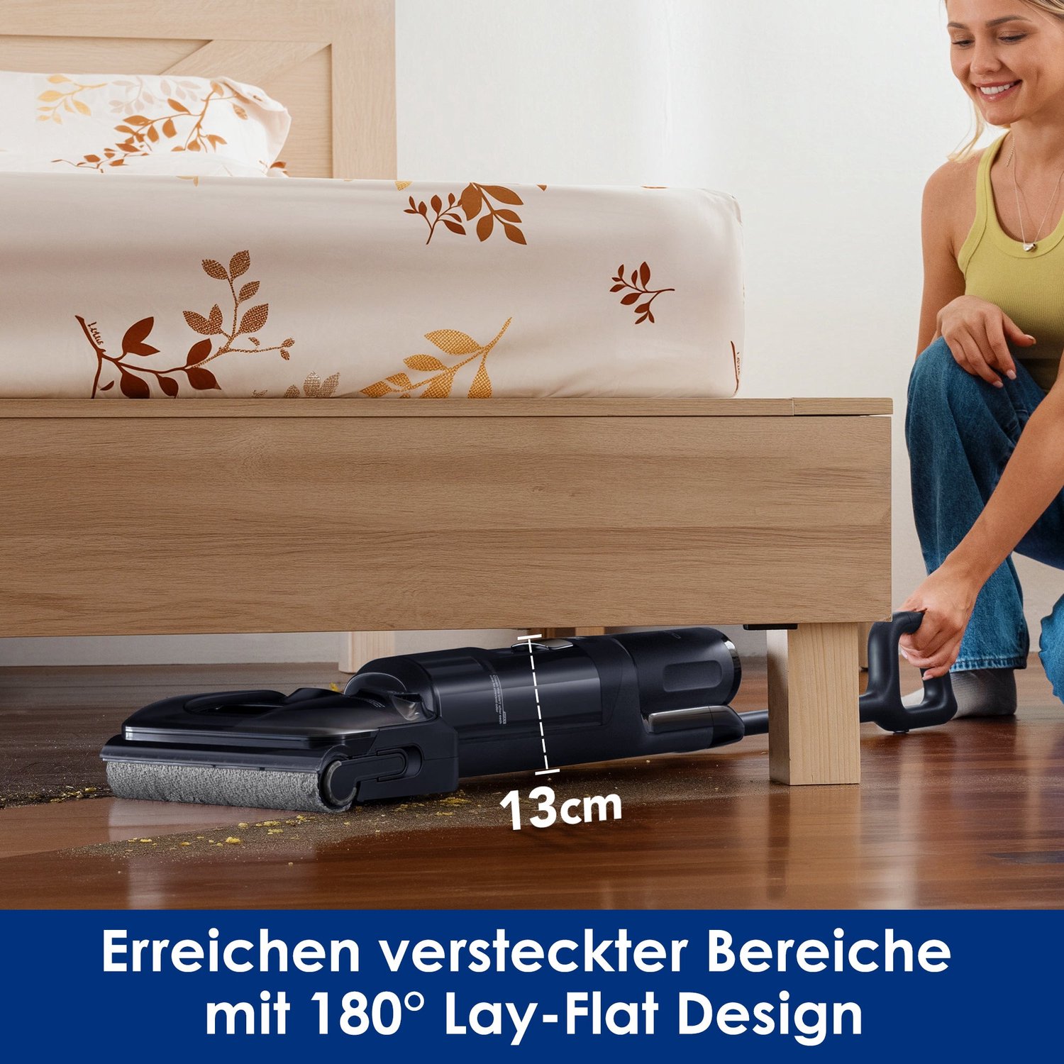 Tineco - Switch S7 Stretch Premium - draadloze Vloerreiniger & steelstofzuiger - Stofzuigt en dweilt harde vloeren tegelijkertijd - 50 min accuduur – foto 3