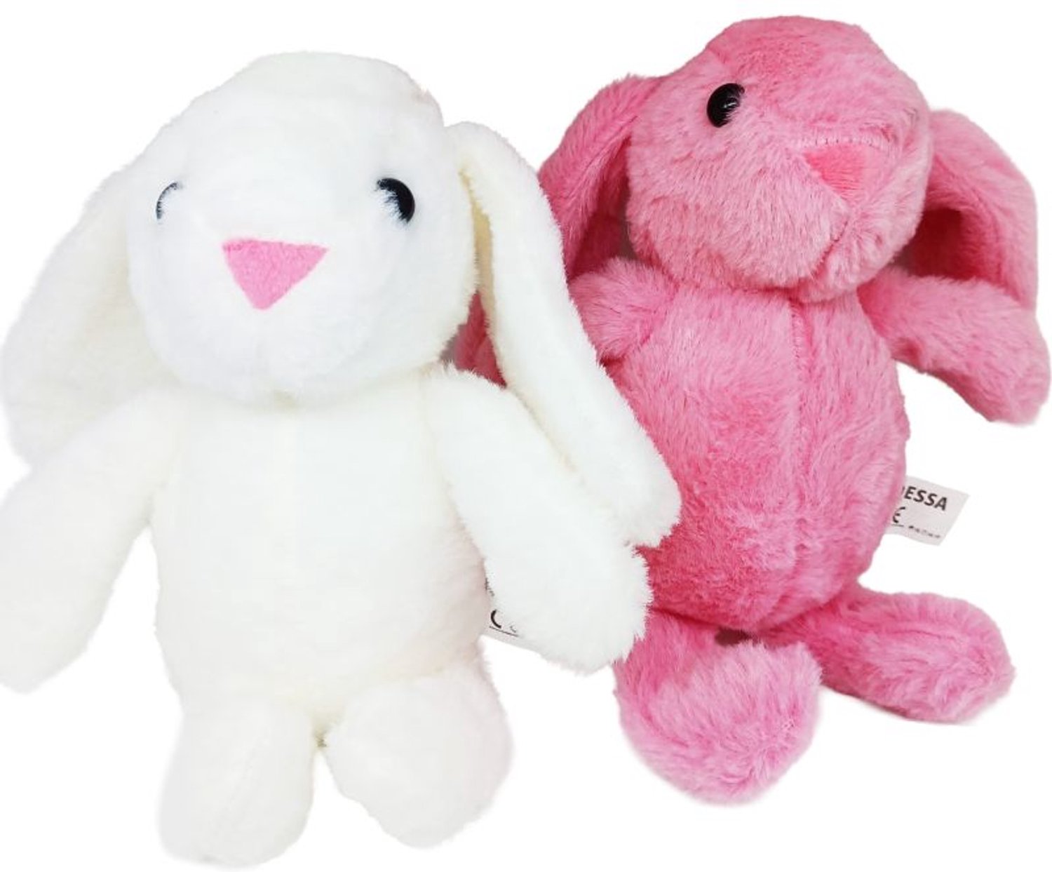 Plush - rabbit - knuffel - 20 cm - mix color - 4 kleuren