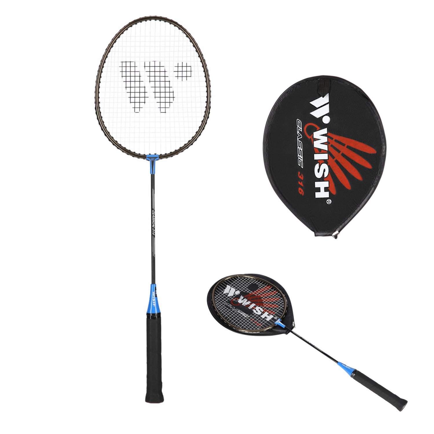 Wish Alumtec 316 Aluminium Badminton Racket - Sterk & Licht